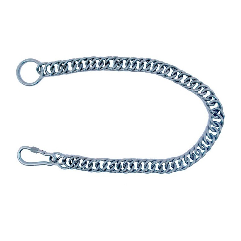 Chainette métallique en inox pour timon d'attelage