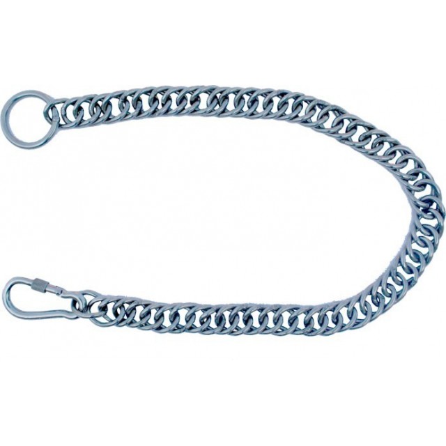 Chainette métallique en inox pour timon d'attelage