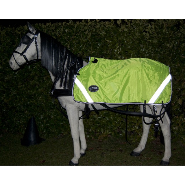 Couvre reins imperméable réfléchissant ideal equestrian