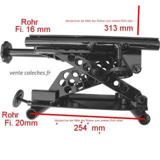 Support pour siège de voiture attelage hippomobile