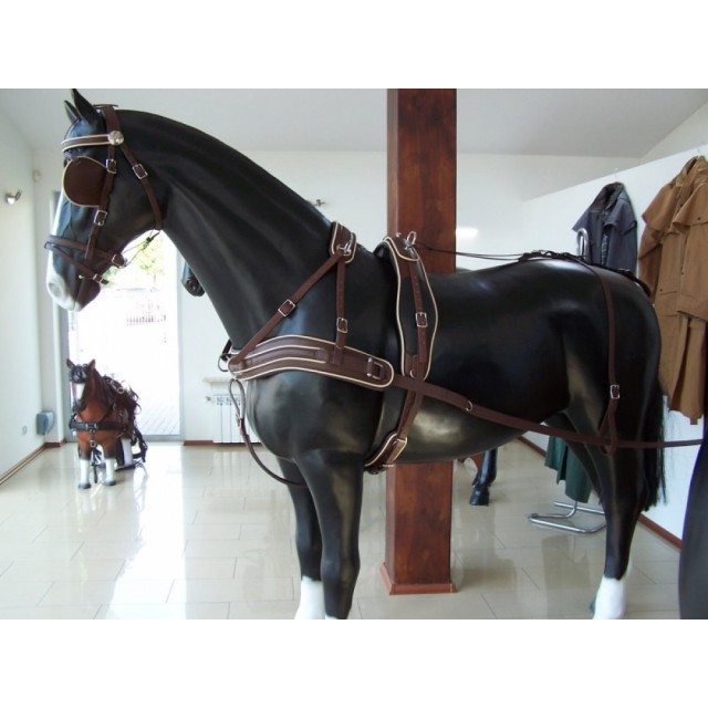 Harnais Biothane Biopro brun Arden en paire