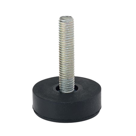 Butée caoutchouc diamètre 30mm à  vis de M10