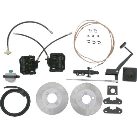Kit de frein complet pour un essieu attelage hippomobile