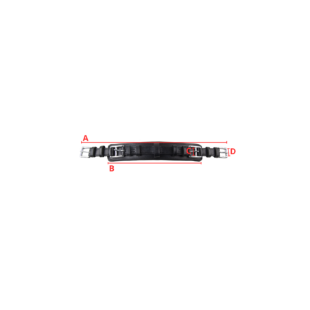 Sangle en cuir Lux Idéal Equestrian