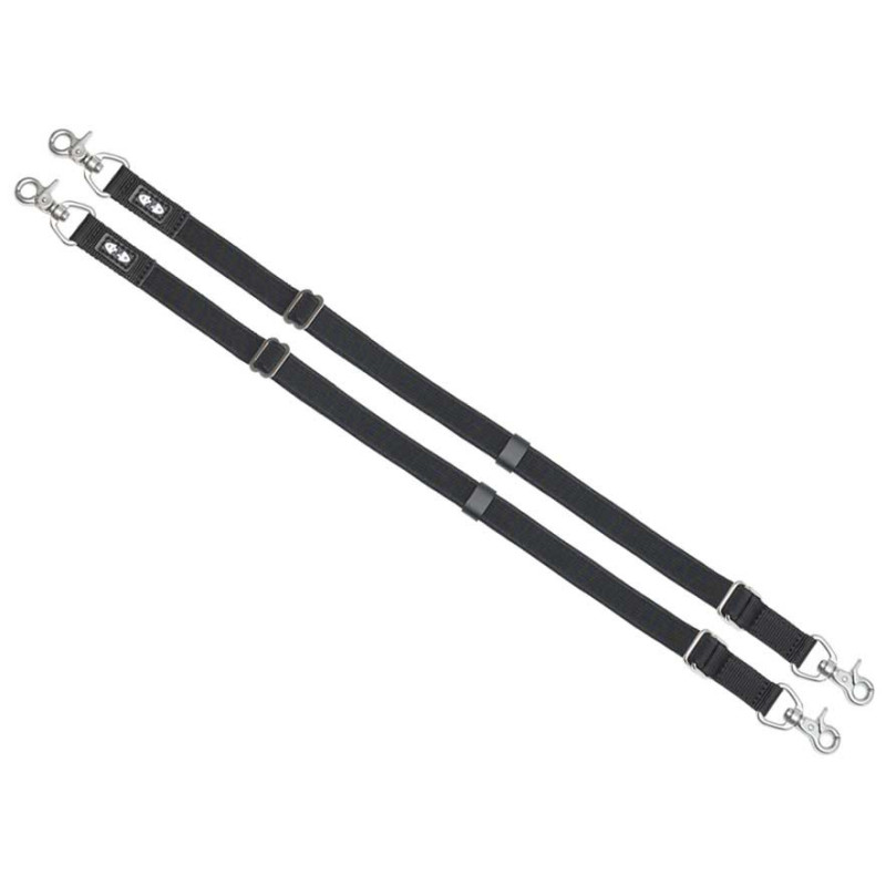 Supports de traits de tandem élastiques