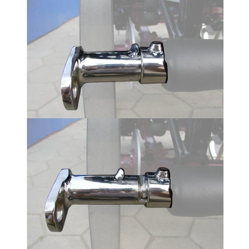 Papalonniers inox réglable 57 à 62 cm