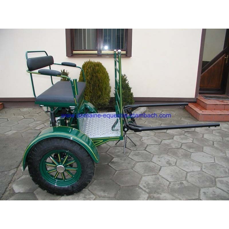 avant train traction animale gig hippomobile pour un cheval attelage