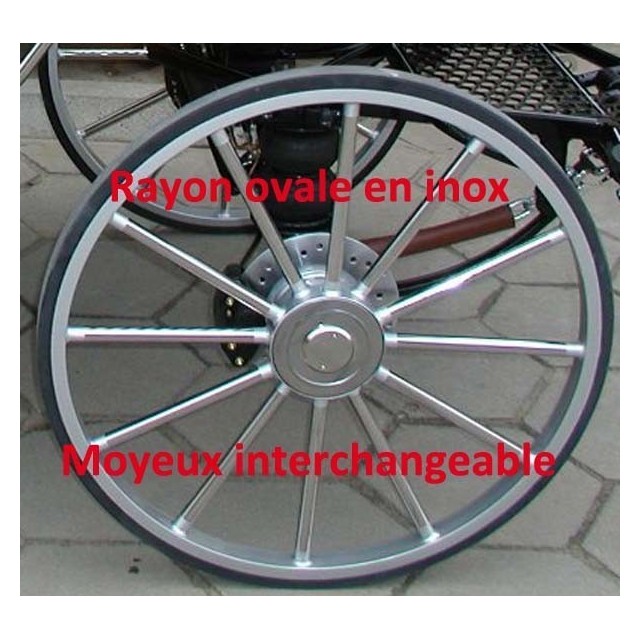 roue de voiture hippomobile