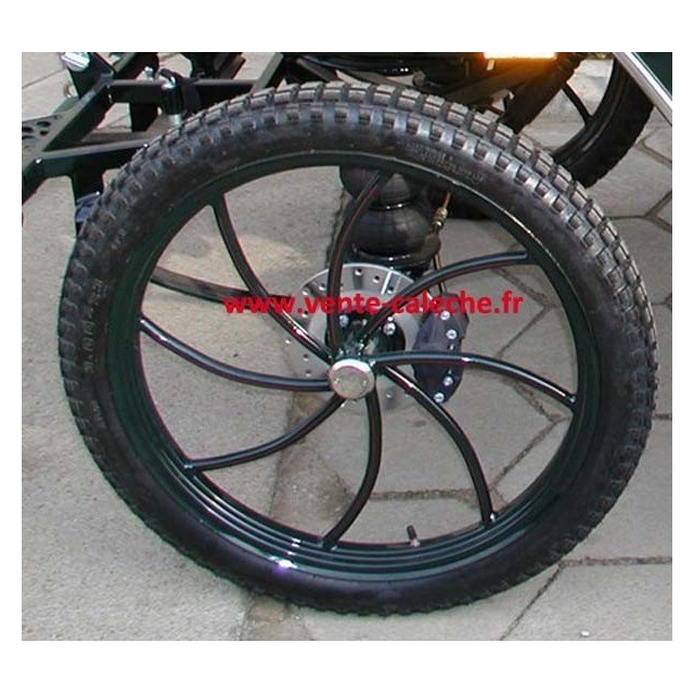 Roue pour fusée à roulements à rayon rond