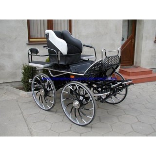 voiture attelage marathon loisir cheval avec siège suspendu