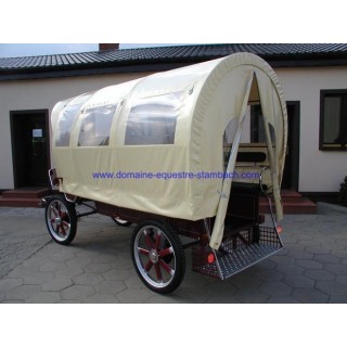 wagonette pour chevaux avec éclairage