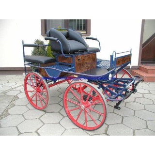 Voiture attelage training poney