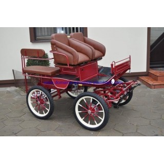 Voiture attelage training poney