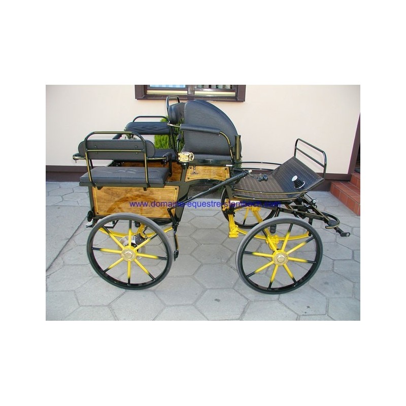 Wagonnette hippomobile pour poneys