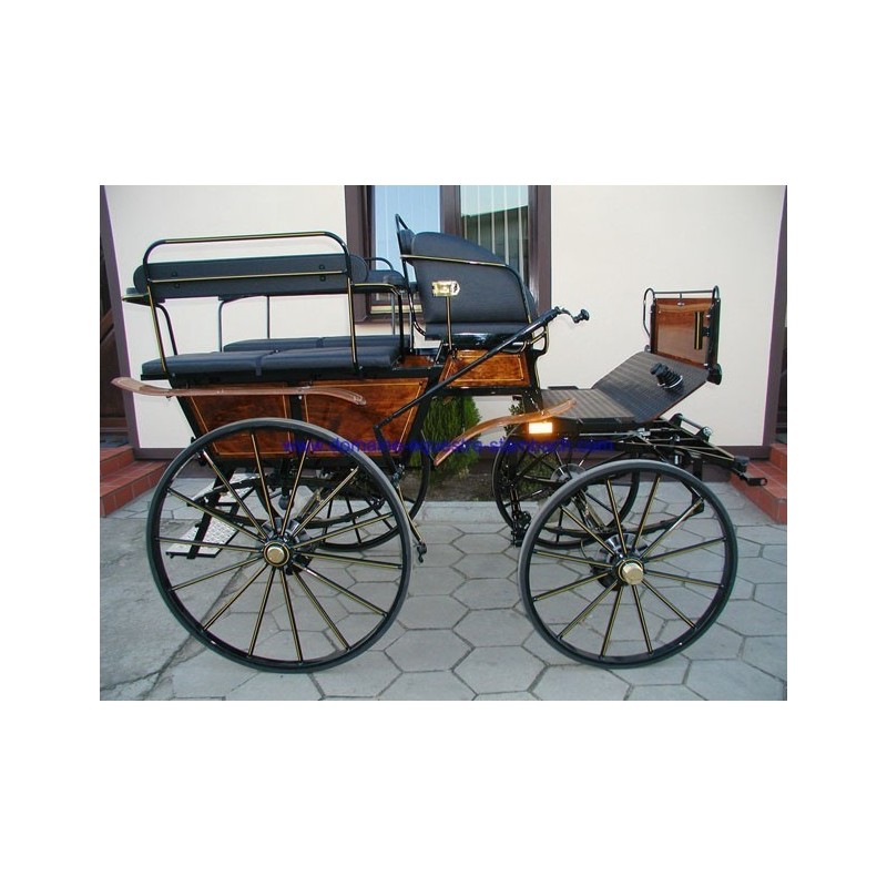 voiture hippomobile wagonnette pour atteler des chevaux