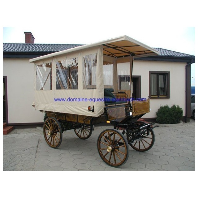 wagonnette chevaux pour attelage hippomobile de promenade