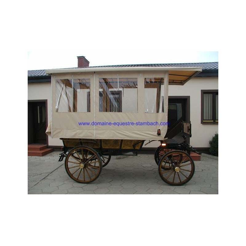 wagonnette chevaux pour attelage hippomobile de promenade