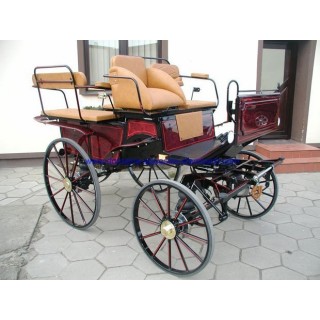 véhicule attelage hippomobile wagonnette poney