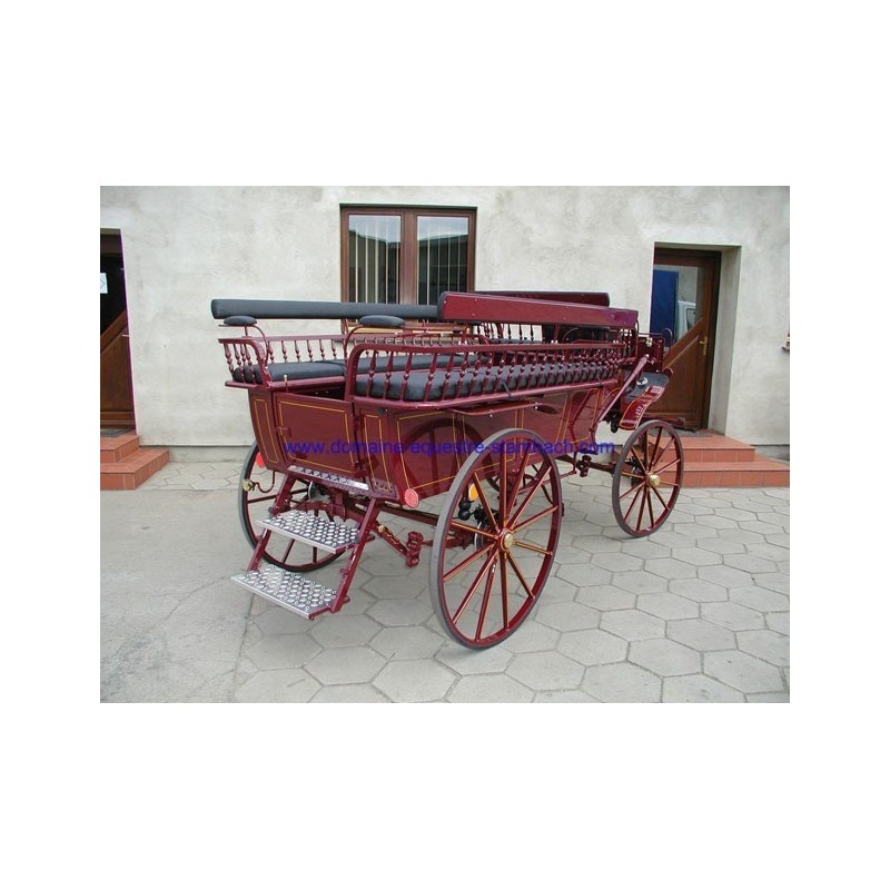 voiture hippomobile wagonnette pour atteler des chevaux