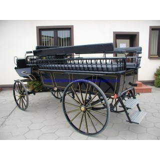 voiture hippomobile wagonnette pour atteler des chevaux