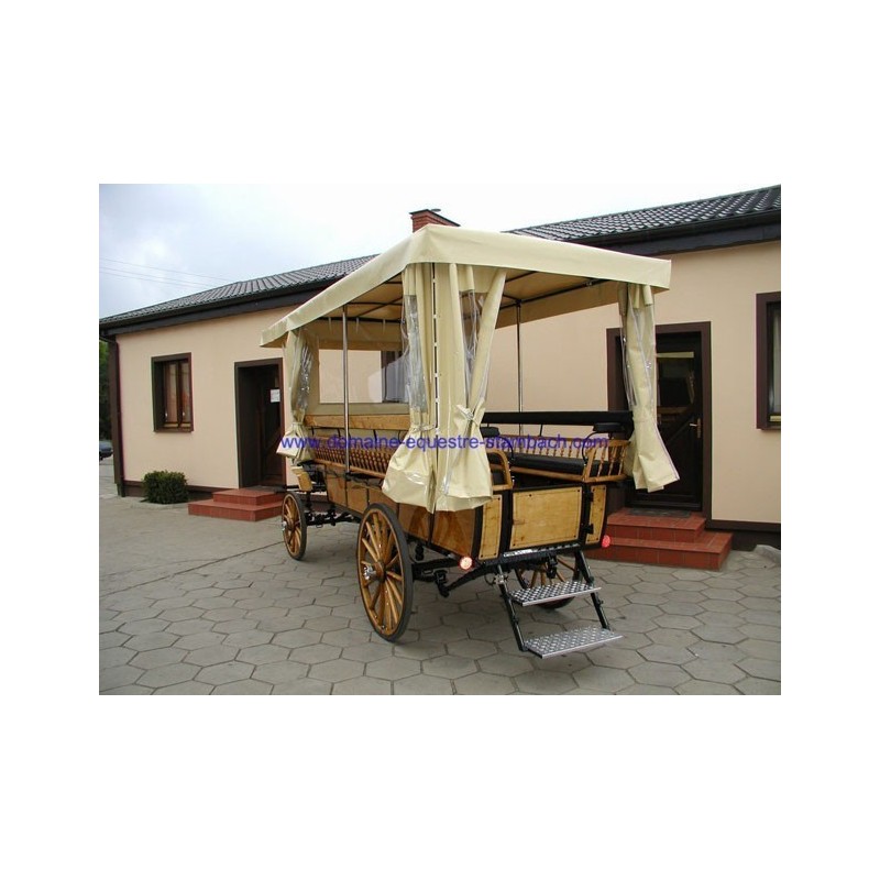 wagonnette attelage de loisir pour chevaux