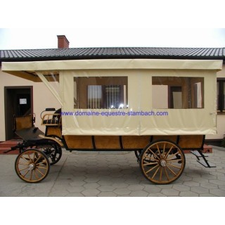 wagonnette attelage de loisir pour chevaux