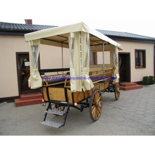 wagonnette attelage de loisir pour chevaux