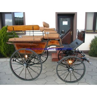 voiture hippomobile wagonnette linnzer pour atteler des chevaux