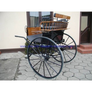 gig ou sulky hippomobile dominiak attelage poney anes