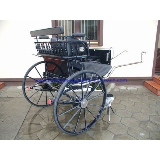 gig ou sulky hippomobile dominiak attelage poney anes