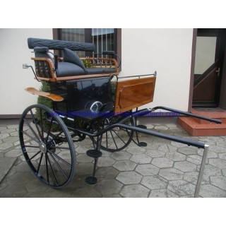 gig ou sulky hippomobile dominiak attelage poney anes