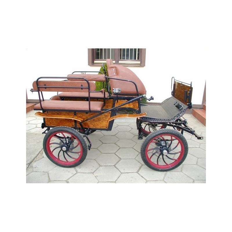 Wagonnette pour un ou deux poneys