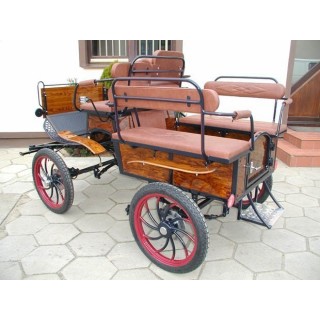 Wagonnette pour un ou deux poneys