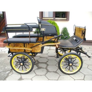 Wagonnette pour un ou deux poneys