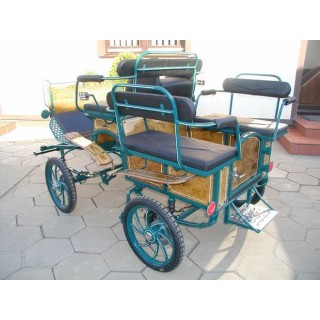 Wagonnette pour un ou deux poneys