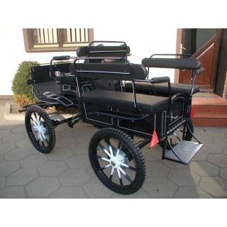 Wagonnette pour un ou deux poneys
