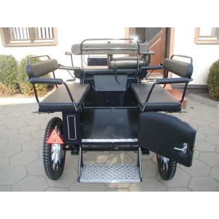 Wagonnette pour un ou deux poneys