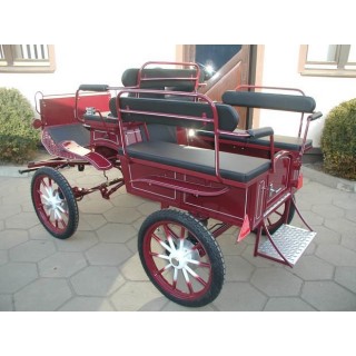 Wagonnette pour un ou deux poneys