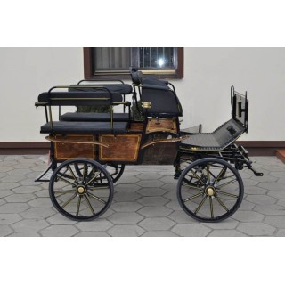 Wagonnette pour un ou deux poneys