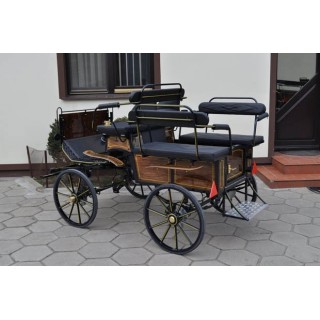 Wagonnette pour un ou deux poneys