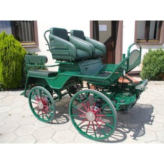 voiture marathon compétition attelage chevaux