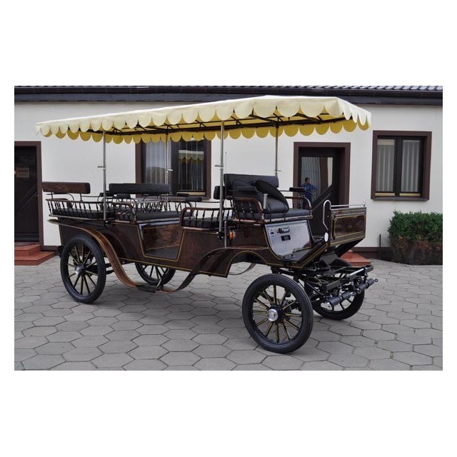 voiture hippomobile wagonnette pour atteler des chevaux