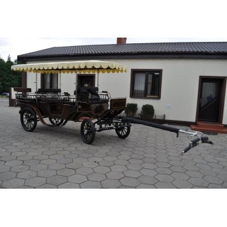 voiture hippomobile wagonnette pour atteler des chevaux