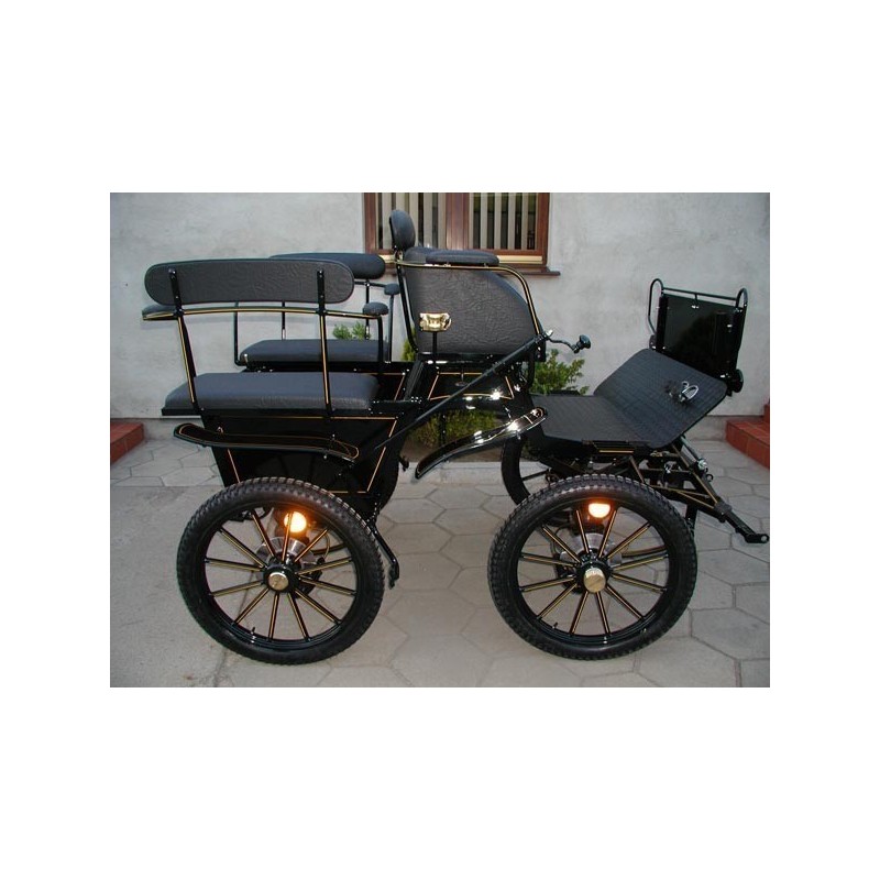 voiture hippomobile wagonnette pour atteler des chevaux