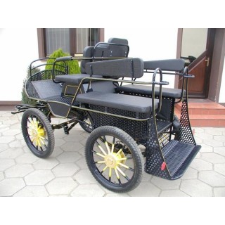 voiture attelage hippomobile marathon loisir avec roue  pneumatique