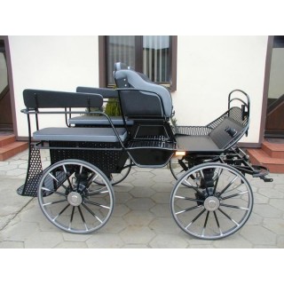 voiture attelage hippomobile marathon loisir avec roue  pneumatique