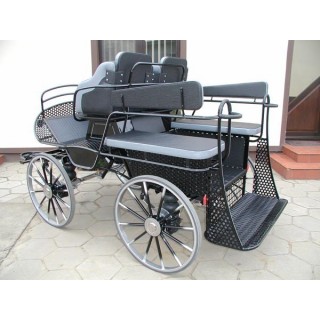 voiture attelage hippomobile marathon loisir avec roue  pneumatique