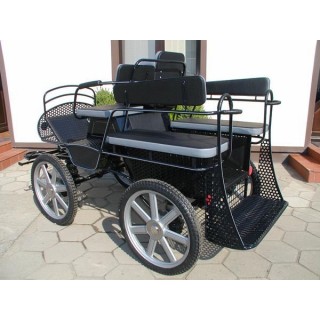 voiture attelage hippomobile marathon loisir avec roue  pneumatique