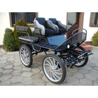 voiture attelage hippomobile marathon loisir avec roue  pneumatique