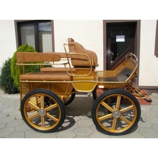 voiture attelage hippomobile marathon loisir avec roue  pneumatique